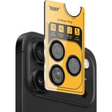 Buff iPhone 17 Pro Siyah Metal Kamera Lens Koruyucu