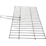 Buff Krom Kaplamalı Tel Izgara 41X28 Cm Buff Pratik Mangal Uyumlu