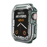 BUFF LABS Apple Watch 8/7 Uyumlu Air Hybrid Kılıf 41mm, Darbeye Dayanıklı Koruyucu Silikon Kılıf (Koyu Yeşil)