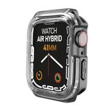 BUFF LABS Apple Watch 8/7 Uyumlu Air Hybrid Kılıf 41mm, Darbeye Dayanıklı Koruyucu Silikon Kılıf (Siyah)