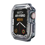 BUFF LABS Apple Watch 8/7 Uyumlu Air Hybrid Kılıf 45mm, Darbeye Dayanıklı Koruyucu Silikon Kılıf (Gece Mavisi)