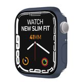 BUFF LABS Apple Watch 8/7 Uyumlu New Slim Fit Kılıf 41mm, Ekran Koruyuculu Akıllı Saat Kılıfı (Koyu Mavi)