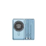 Buff Labs BP11 10.000 mAh Magsafe Dahili Kablolu Taşınabilir Manyetik Mavi Powerbank