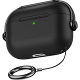 Buff Labs Buff Airpods Pro 3. Nesil ile Uyumlu Djpods Askı Aparatlı Kılıf Black-Black - Siyah