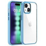 BUFF LABS Buff iPhone 15 Plus ile Uyumlu New Air Bumper Kılıf, Koruyucu Telefon Kılıfı (Açık Mavi)