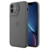BUFF LABS iPhone 11 Hybrid Corner Kılıf Lens Koruyucu Kamera Pencereli Standlı Kapak (Beyaz)