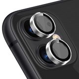 BUFF LABS iPhone 11 Screen Protector 9H Safir Cam Kamera Metal Lens Koruyucu (Gümüş)