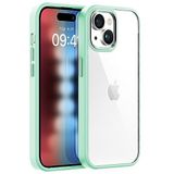 BUFF LABS iPhone 15 ile Uyumlu New Air Bumper Kılıf, Koruyucu Telefon Kılıfı (Açık Yeşil)