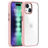 BUFF LABS iPhone 15 Plus ile Uyumlu New Air Bumper Kılıf, Koruyucu Telefon Kılıfı (Pembe)