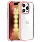 BUFF LABS iPhone 15 Pro ile Uyumlu New Air Bumper Kılıf, Koruyucu Telefon Kılıfı (Pembe)