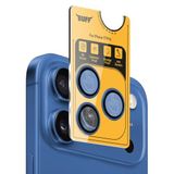 BUFF LABS iPhone 17 Pro ile Uyumlu Metal 9H Kamera Lens Koruyucu (Mavi)