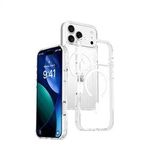 Buff Labs iPhone 17 Pro Max Şeffaf Kılıf Magsafe Air Hybrid Serisi