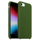 BUFF LABS iPhone SE/8/7 ile Uyumlu Rubber Fit Kılıf, Silikon Kılıf, İpeksi Dokunuş Hisli, Tam Koruyuculu Darbe Önleyici Kapak (Askeri Yeşil)