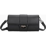 Buffalo Clutch Curve Night Baguette Çanta, Siyah