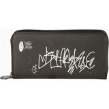 Buffalo Long Wallet Muse White, 19.5 cm Kadın Cüzdan - Siyah