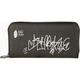 Buffalo Long Wallet Muse White, 19.5 cm Kadın Cüzdan - Siyah