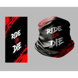 Buffalo Ride Or Die Tasarımlı Buff Maske Boyunluk Outdoor Boyunluk Unisex Bandana Siyah