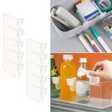 Buffer® 10'luşeffaf Buzdolabı Yan Kapı Düzenleyici Buzdolabı Dolap Içi Bölümleyici Aparatlar