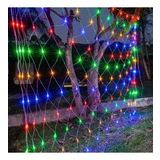 Buffer 1x2 m 8 Animasyonlu Farklı Işık Modu RGB Fişli Dekoratif File Ağ Perde 192 LED