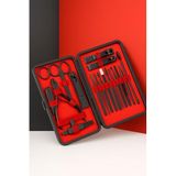 Buffer 24 Parça Deri Çantalı Seyahat Tipi Manikür Pedikür Seti, PRA-12708192-4045