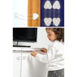 Buffer ® 2'li Mini Çok Amaçlı Kilit- Çocuk Güvenlik Gereçkerli Çekmece,Dolap,Kapak Kilidi