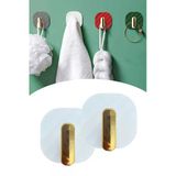Buffer 2'li Yapışkanlı Retro Banyo Askılığı Beyaz, PRA-9932452-9489