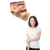 Buffer 3 Adet Silikon Göğüs Ucu Kapatıcı Gizleyici Bant Aparat Nipple Pad, Krem