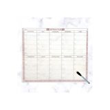 BUFFER® 40 x 50 cm Şeffaf Kendiliğinden Yapışkanlı Haftalık Planlayıcı 1 Adet Kalem ile Pratik Planlama