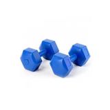 Buffer 4Kg X 2 Adet Dambıl Ve Atlama İpi Kombin Seti Vinyl Kaplama Dumbell