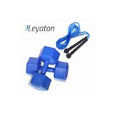 Buffer 5kg X 2 Adet Dambıl Ve Atlama Ipi Kombin Seti Vinyl Kaplama Dumbell