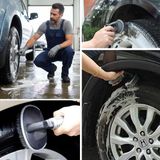 BUFFER® Çok Amaçlı Araç Temizlik Fırçası – Oto İç ve Dış Yüzeyler, Koltuk, Halı, Torpido ve Jant İçin Ergonomik Temizlik Fırçası