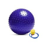 Buffer Dikenli Jimnastik Topu 65 cm Mor + Pompa