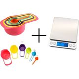 Buffer® Elektronik 3000 gr Kapasiteli Dijital Hassas Mutfak Tartısı ve 5'li Pratik Ölçü Kaşığı