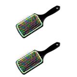 Buffer Ergonomik Pratik Renkli Uçlu Plastik Saç Fırçası Tarağı
