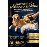 BUFFER® Evcil Hayvan Tüy Temizleme Eldiveni, Statik Mikro Tüy Toplayıcı Kedi Köpek Tüyü için Koltuk,
