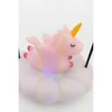 Buffer Işık Altında Sallanan Renk Değiştiren Unicornlu Gece Lambası