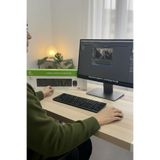 BUFFER® Kablosuz Q Klavye Mouse Seti Rahat Yazım, Sessiz Tuşlar, Ofis ve Ev Kullanımına Uygun Set YK7100