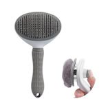 Buffer® Kedi Köpek Tüy Toplayıcı Kendini Temizleyebilen Ergonomik Saplı Evcil Hayvan Tarağı - Çok Renkli