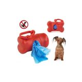 BUFFER® Köpekler İçin Kemik Figürlü Kaka Torbası ve Evcil Hayvan Dışkı Günlük Çöp İçin Yedek Poşet