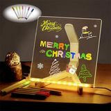 Buffer® LED Işıklı Kendiliğinden Renkli Fosforlu Kalemli Kare Yazı Panosu 20X20 cm - Ölçü - Tipi