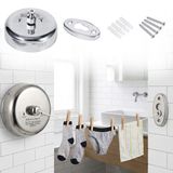 BUFFER® Paslanmaz Çelik Geri Çekilebilir Çamaşır İpi – Duvar Tipi Duvara Monte Banyo,Balkon,Bahçe Çamaşır Kurutma Askısı