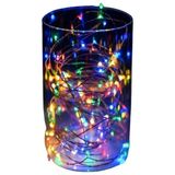 Buffer Pilli Dekoratif Peri LED Işık 3 Metre RGB Renkli İç Mekan Aydınlatma Dim Özelliği ile