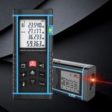 BUFFER® Profesyonel 40 Metre Dijital Lazer Metre Ölçüm Cihazı-LCD Ekranlı,Su Terazili,Pisagor Ölçüm