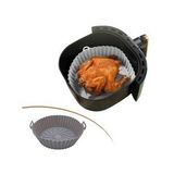BUFFER® Renkli Isıya Dayanıklı Yıkanılabilir Silikon Fırın Ve Airfryer Yuvarlak Pişirme Matı 20 Cm