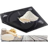 Buffer Silikon Çok Amaçlı Geniş Hamur Matı Hamur Açma Matı 40 * 50 cm - Çok Renkli