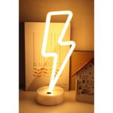 Buffer Şimşek Şeklinde Neon Dekoratif Led Lamba