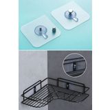 Buffer ® Süper Güçlü Çerçeve Askısı Pin Delgisiz Vidalı Tırnak Kanca Yapışkanlı Mutfak Banyo Raf Tutu