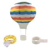 Buffer Tavana Asılan Kağıt Balon + 5 Mt Sarı Peri Led + Şeffaf Balon Yapıştırıcı