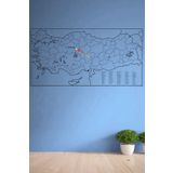 Buffer Türkiye Haritası Duvar Stickerı (110 x 56 cm)