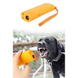 BUFFER Ultrasonik Köpek Kovucu, LED Işıklı Köpek Eğitim Cihazı, Sarı, 130mm x 45mm x 26mm, 9V Pil ile Çalışır